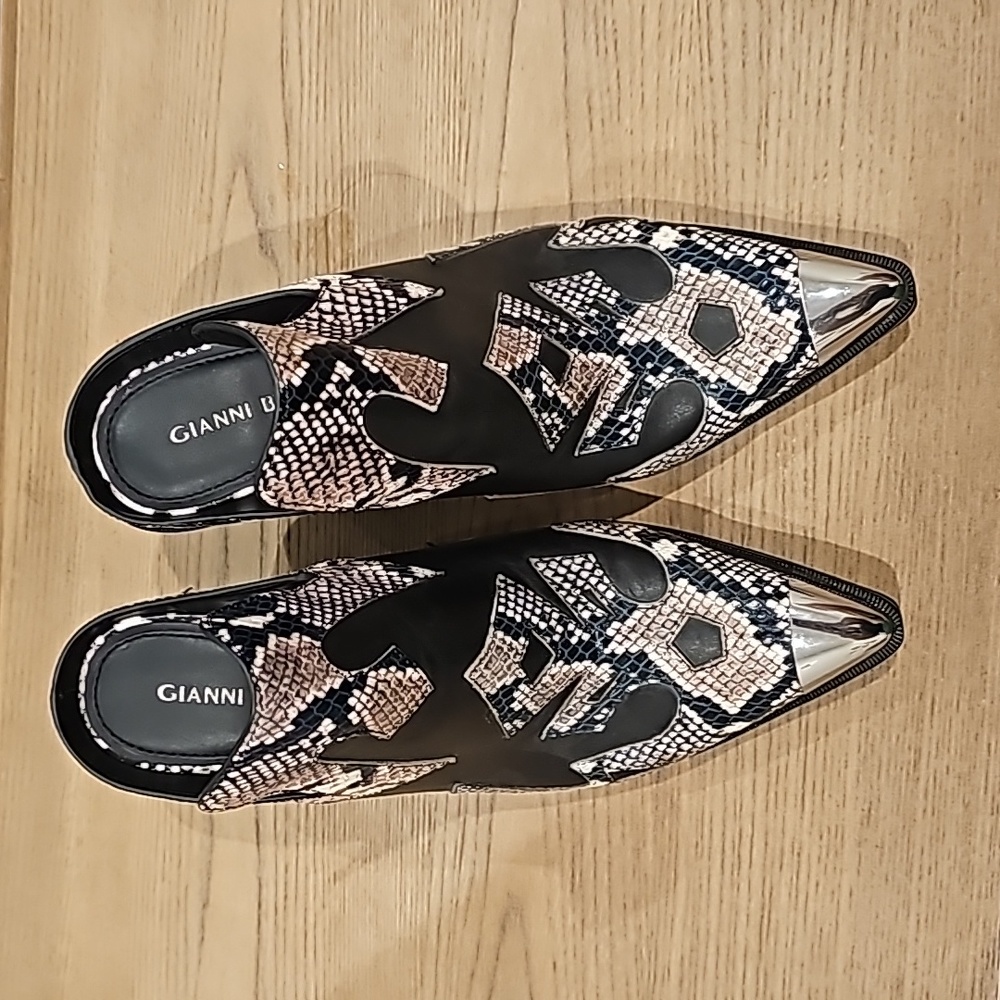 Cowboy boot mules